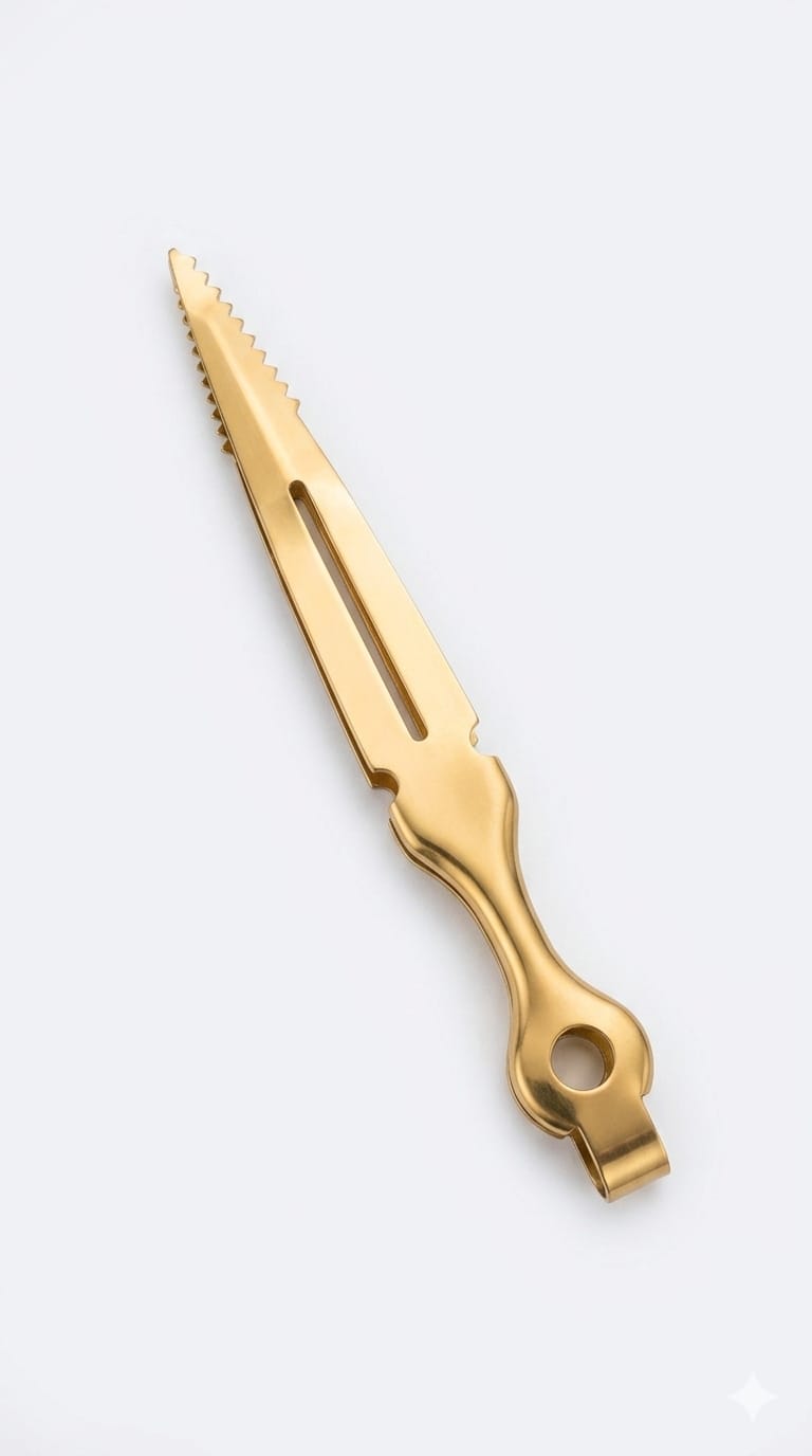 PREMIUM HEAVY GOLDEN CHARCOAL TONG