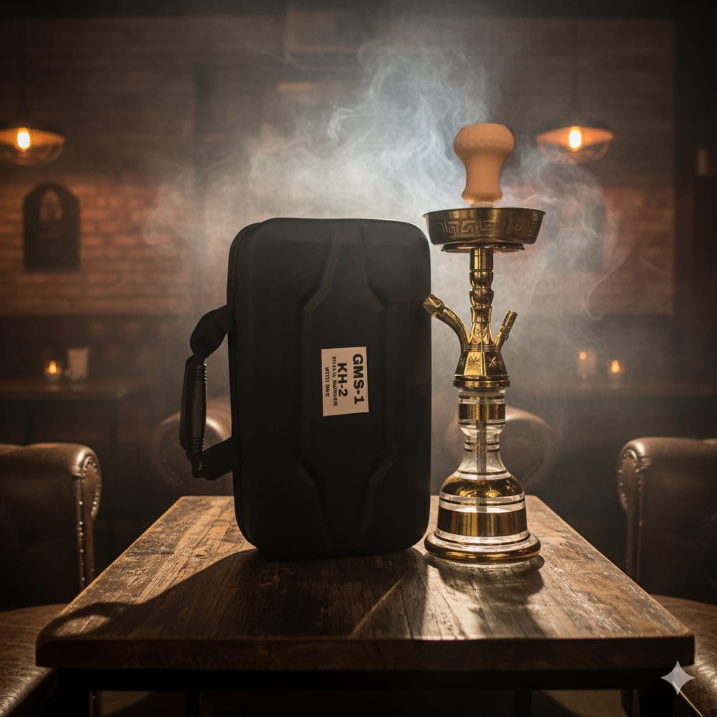 AL-KHAAS "KHALIL SULTAN" PREMIUM EGYPTIAN HOOKAH WITH PADDED BAG