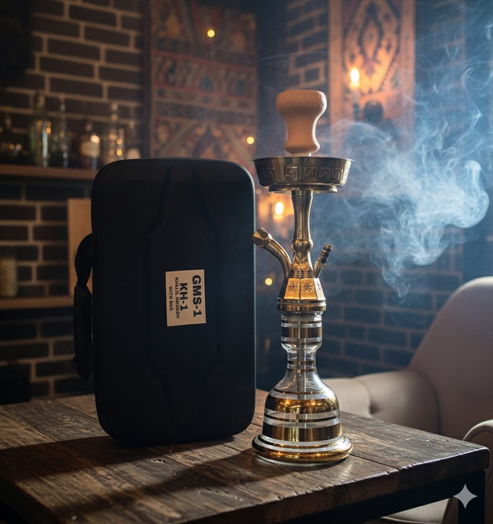 AL-KHAAS "KHALIL SULTAN" PREMIUM EGYPTIAN HOOKAH WITH PADDED BAG